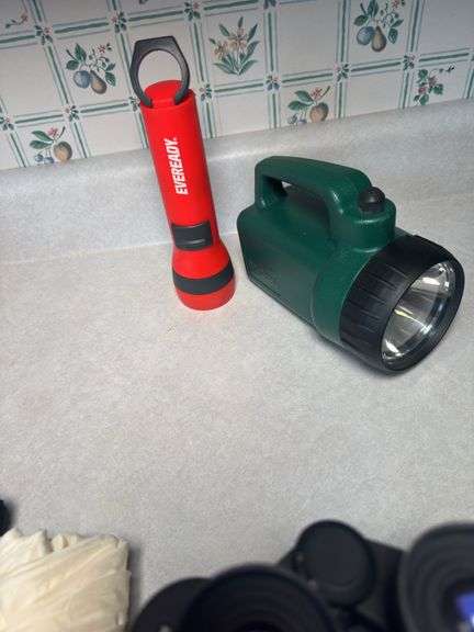 UMBRELLAS, FLASHLIGHTS, BINOCULARS