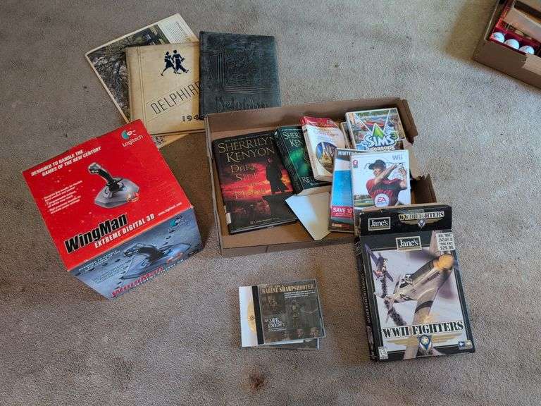 Books, Wii games and more