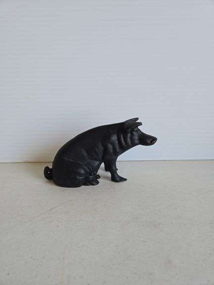 Cast iron piggy bank