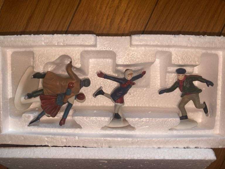 Department 56/Heritage Village Collection “The Fezziwig Delivery Wagon”, “Holy Split Rail Fence” and