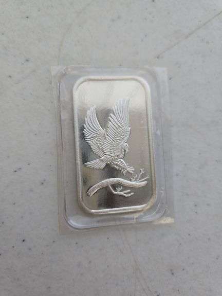 One Troy ounce .999 silver