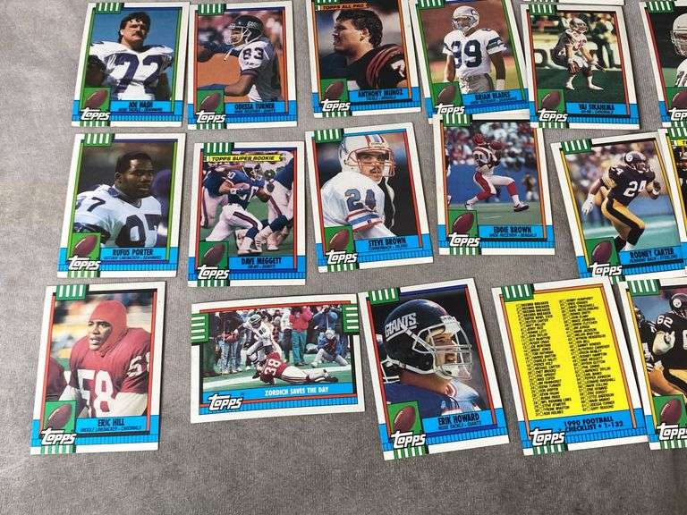 1990 Topps Football Cards