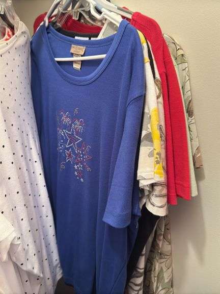 CONTENTS OF CLOSET INCLUDING ORGANIZERS AND CONTENTS, ROD OF CLOTHING