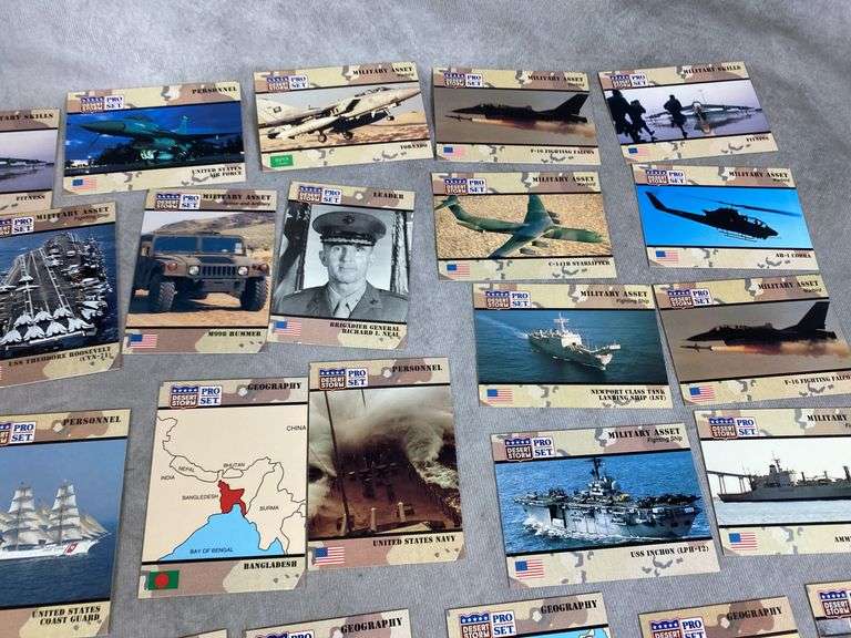 1991 Pro Set Desert Storm Trading Cards