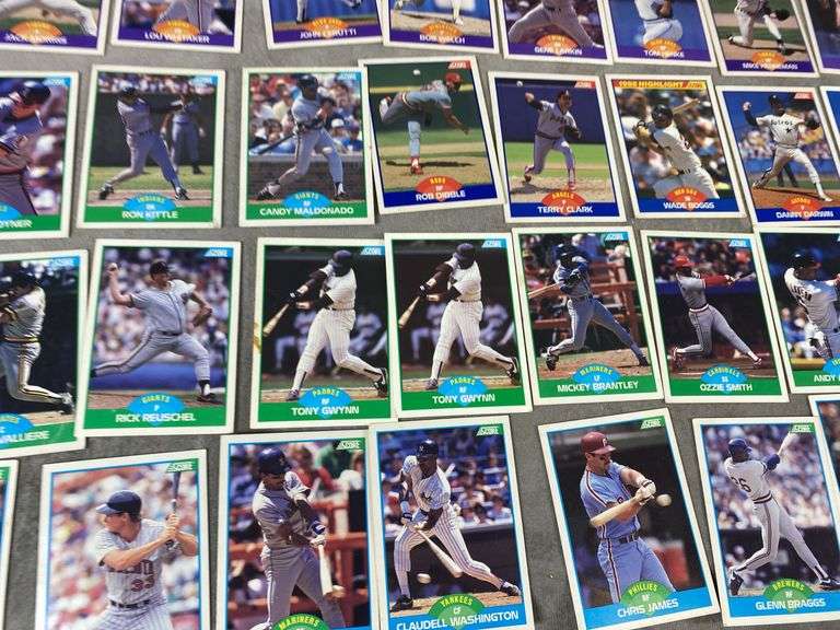 1989 SCORE Assorted Baseball Card