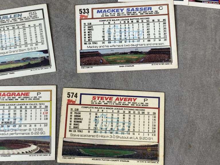 1992 Topps Baseball Cards