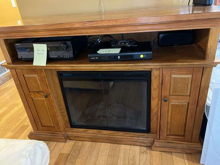Electric Fireplace Entertainment Center