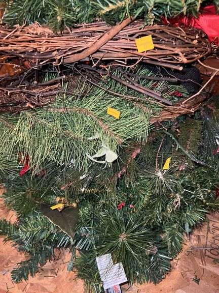 Assortment of Christmas Wreaths