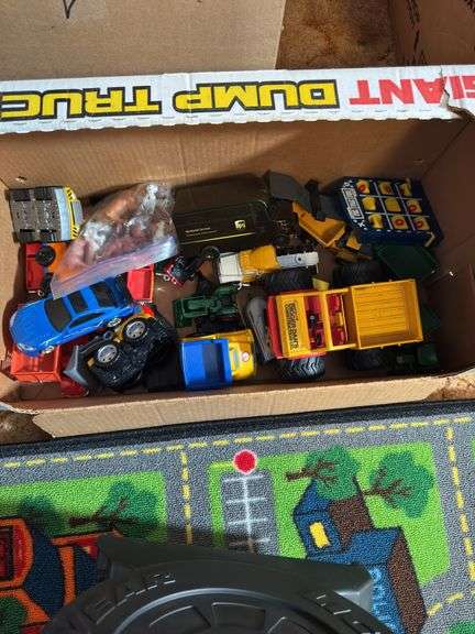 TOY CARS AND ROAD CARPET