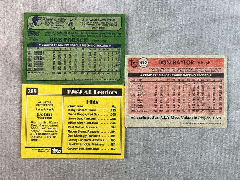 Topps Baseball Cards