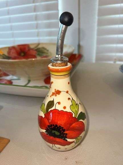 Coltibuona Casantonio Covtona Hand Painted Porcelain Glassware