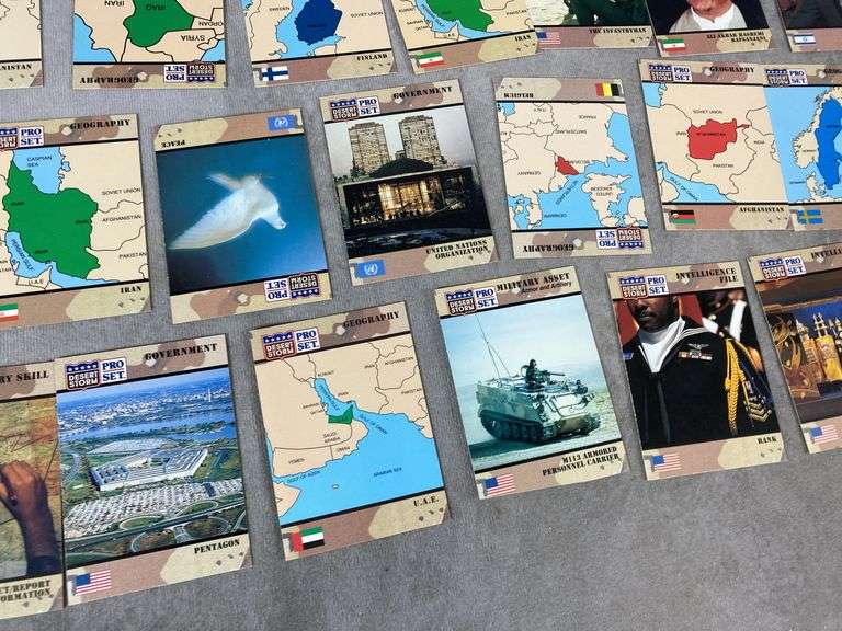 1991 Pro Set Desert Storm Trading Cards