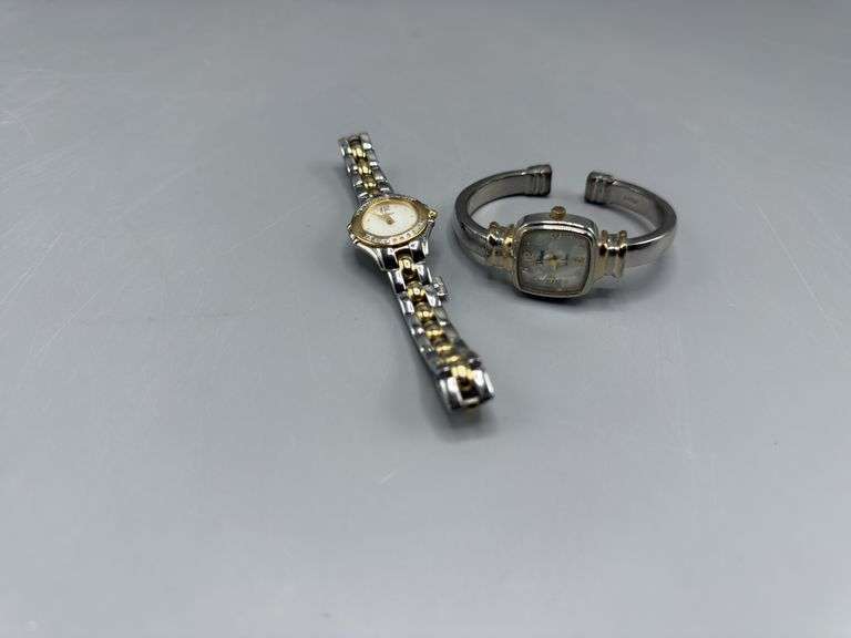 WOMENS SEIKO DIAMOND MOTHER OF PEARL AND VIVANI WATCHES