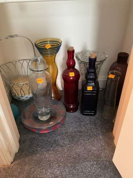 Assortment of Bottles and Vases