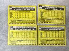 1990 Topps Baseball Cards