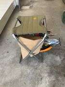 Folding Garden Seat with Tools