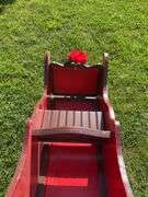 Outdoor Wooden Christmas Sleigh Decoration