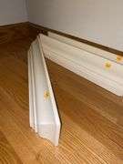 (3) White Floating Shelves