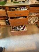 CONTENTS OF CABINETS, SHEETS, LIGHTBULBS, AIR FRESHENERS AND PLUG-INS, BATTERY POWERED LANTERNS, SEW
