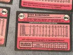 1989 Topps Baseball Cards