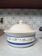PFALTZGRAFF CASSEROLE DISH AND TEAPOT