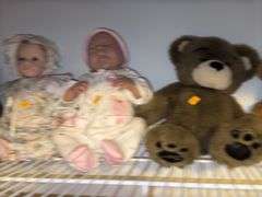 Assortment of Dolls and Bears