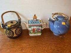 (3) Decorative Tea Pots