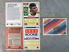 Sean Landeta, Lonzell Hill, Renaldo Turnbull, Jim Everett, Tim Spencer Cards