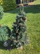 (2) Decorative Christmas Trees