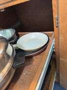 FARBERWARE PAN, DOUBLE BOILER, ELECTRIC FRYING PAN