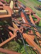 Krause 2889 9-shank chisel plow w/ leveling harrow