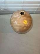 Vintage Coffee Grinder and Wooden Vase