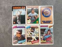 Matt Nokes, Rod Carew, Rick Manning, Scott McGregor, Reggie Jackson, Star Rookie Checklist Cards