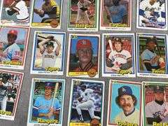 Baseball Cards, Mostly Early 80s