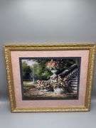 PAIR OF VINTAGE FLORAL WALL ART BY HOME INTERIOR AND GIFTS