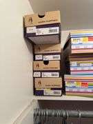 CONTENTS OF SHELVING: SHOES NEW IN BOXES
