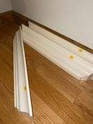 (3) White Floating Shelves