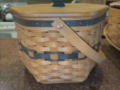 Longaberger Christmas Collection 1997 Edition Snowflake Basket