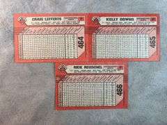 1989 Bowman Baseball Cards