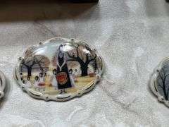 P. Buckley Moss Christmas Geese Pins