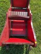 Outdoor Wooden Christmas Sleigh Decoration