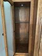 LARGE SOLID OAK AMISH BUILT ENTERTAINMENT CENTER
