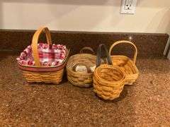 Longaberger Strawberry Basket, Longaberger Herb Baskets