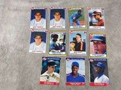 (10) Post Collector Series Baseball Cards