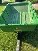 John Deer 10P Plastic Pull Behind Dump Cart