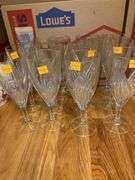 (12) Gorham Glass Wine Goblets