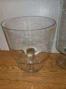 (2) Pedestal Glass Candle Holders