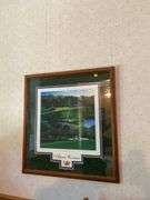 Amen Corner Framed Golf Picture