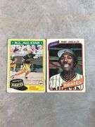 1980 Topps Dave Parker, Manny Sanguillen