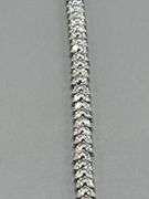 VARIETY OF SILVER (STERLING 925) AND WHITE GOLD (14K) BRACELETS